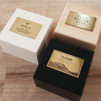 Engraved Memorial Box in White